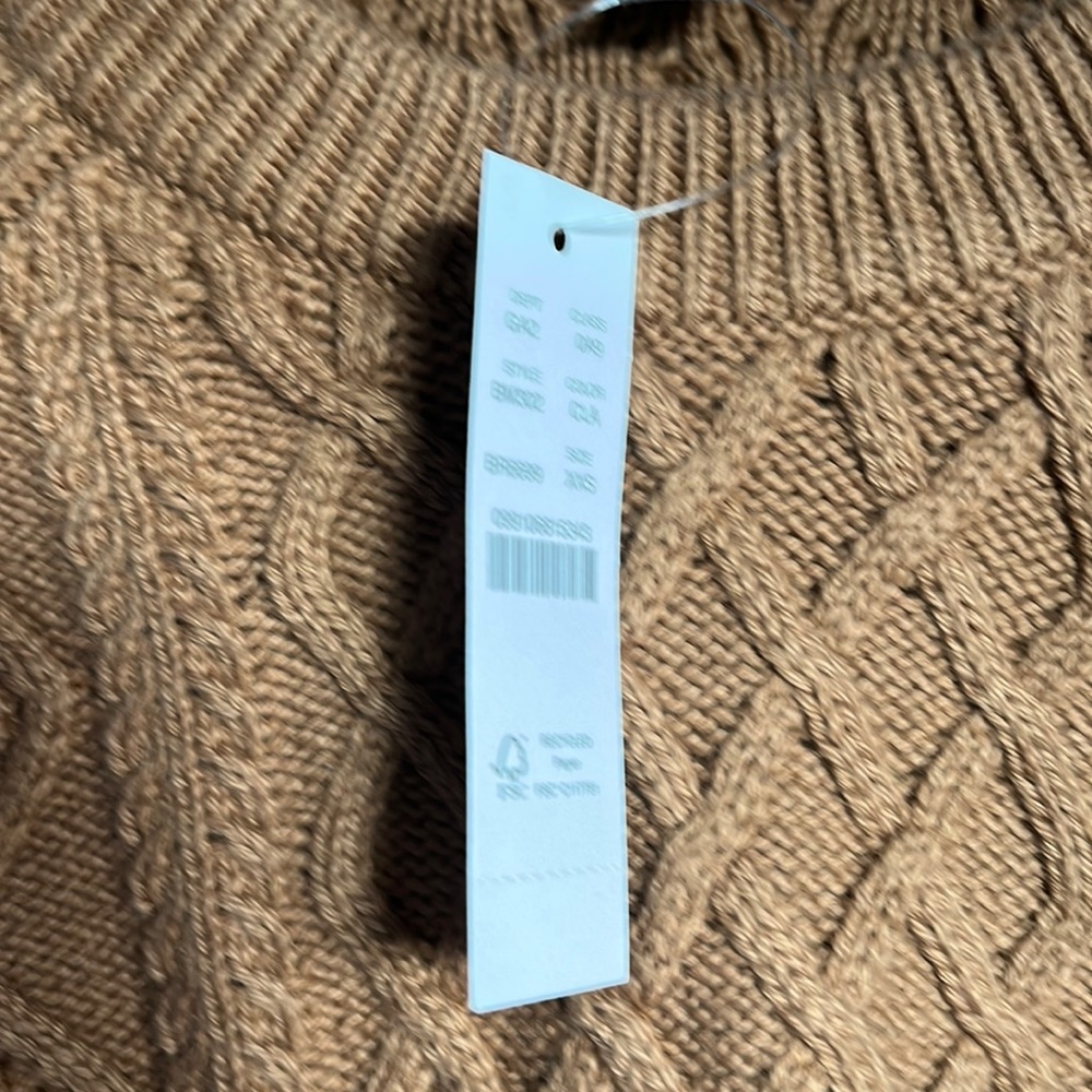 J. Crew Woven Rust Sweater, NWT - Picture 5 of 7